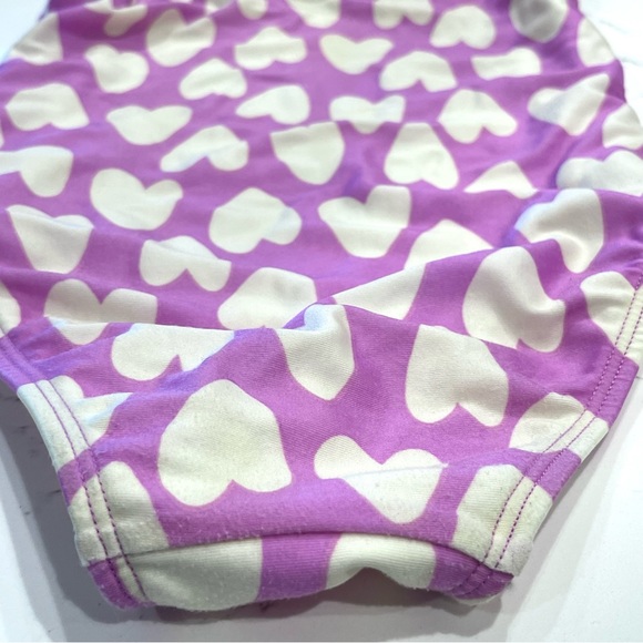 CAT & JACK | Toddler Girls One-Piece Swimsuit Duo | Heart & Animal Prints | 2T - Picture 6 of 10